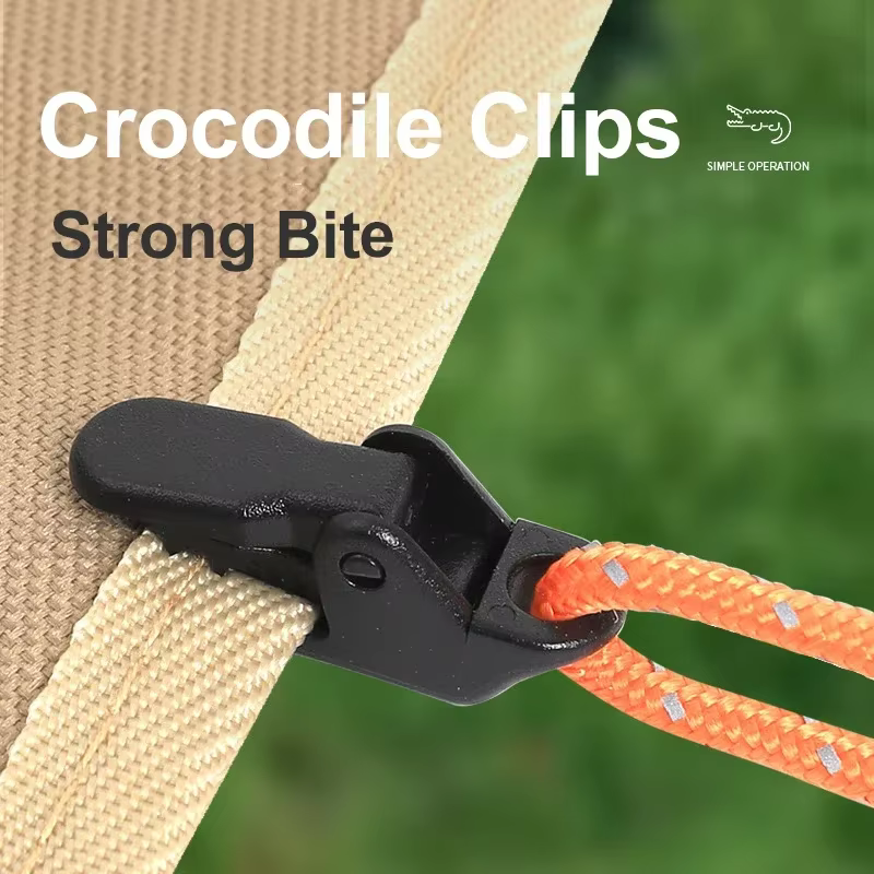 10/20/50pcs Clips de tente robustes pour bâche extérieure