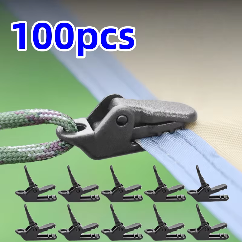 100/50/10 pièces Pinces de tente robustes