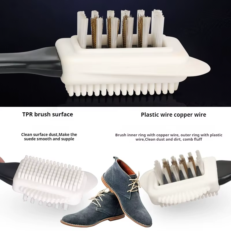 Brosse à chaussures Nubuck 3 en 1