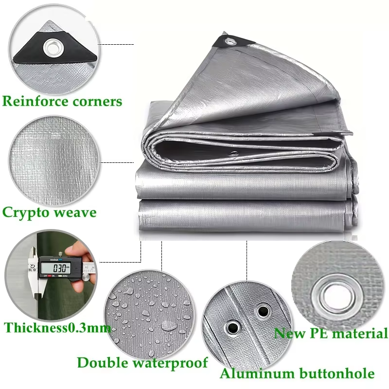 Grande bâche 3m 4x4 5 6 8 10 12 20m 5*5 6x6