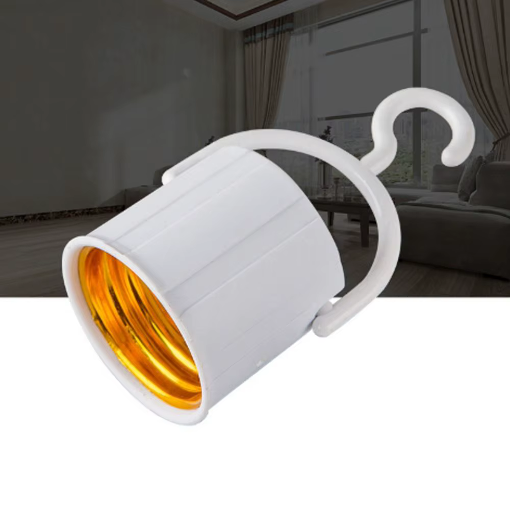 Adaptateur de douille d'ampoule de secours Portable, support de lampe à vis, crochet E27, douille de lampe, Base de lumière