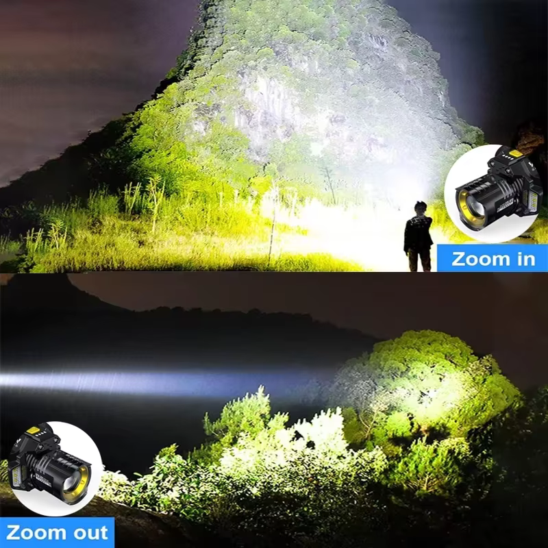 Lampe frontale LED puissante avec détecteur de mouvement