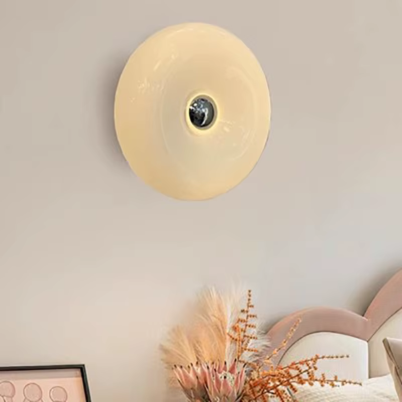 Applique Murale LED en Verre au Design Nordique
