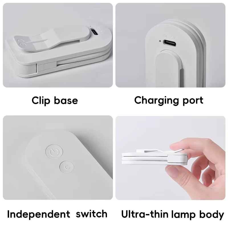 Lampe de lecture à clipser LED – Lampe de lecture réglable