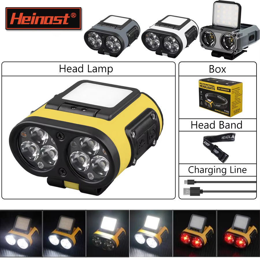 Lampe frontale à capteur avec Clip