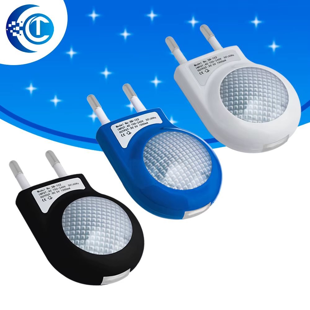 Mini Led escargot veilleuse automatique lampe de nuit intégré capteur de lumière contrôle lumière applique murale pour bébé enfants chambre prise ue