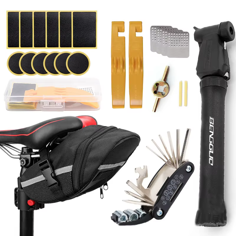 Kit d'outils de réparation de vélo Portable