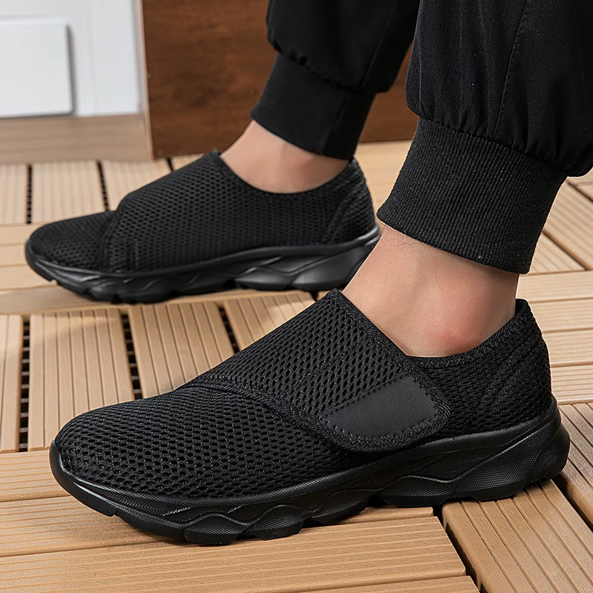 Nouvelles Chaussures Décontractées Orthopédiques pour Pieds Larges et Gonflés, avec Correction de l'Éversion du Pouce, Souples et Confortables, pour Diabétiques et la Marche