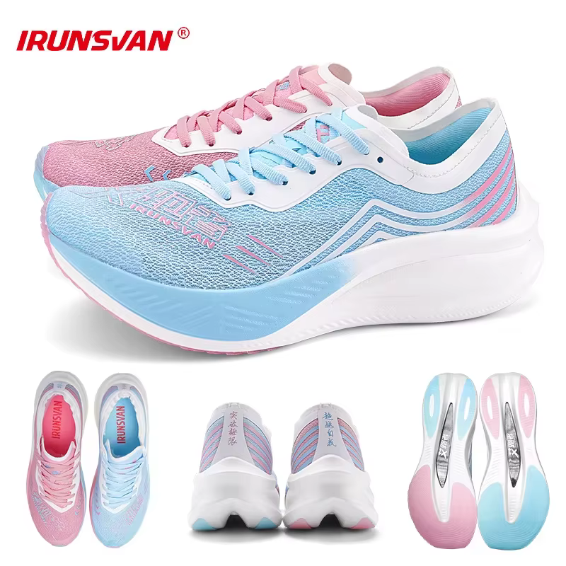 IRUNSVAN 1.0 Chaussures de course professionnelles en nylon avec plaque de carbone intégrale