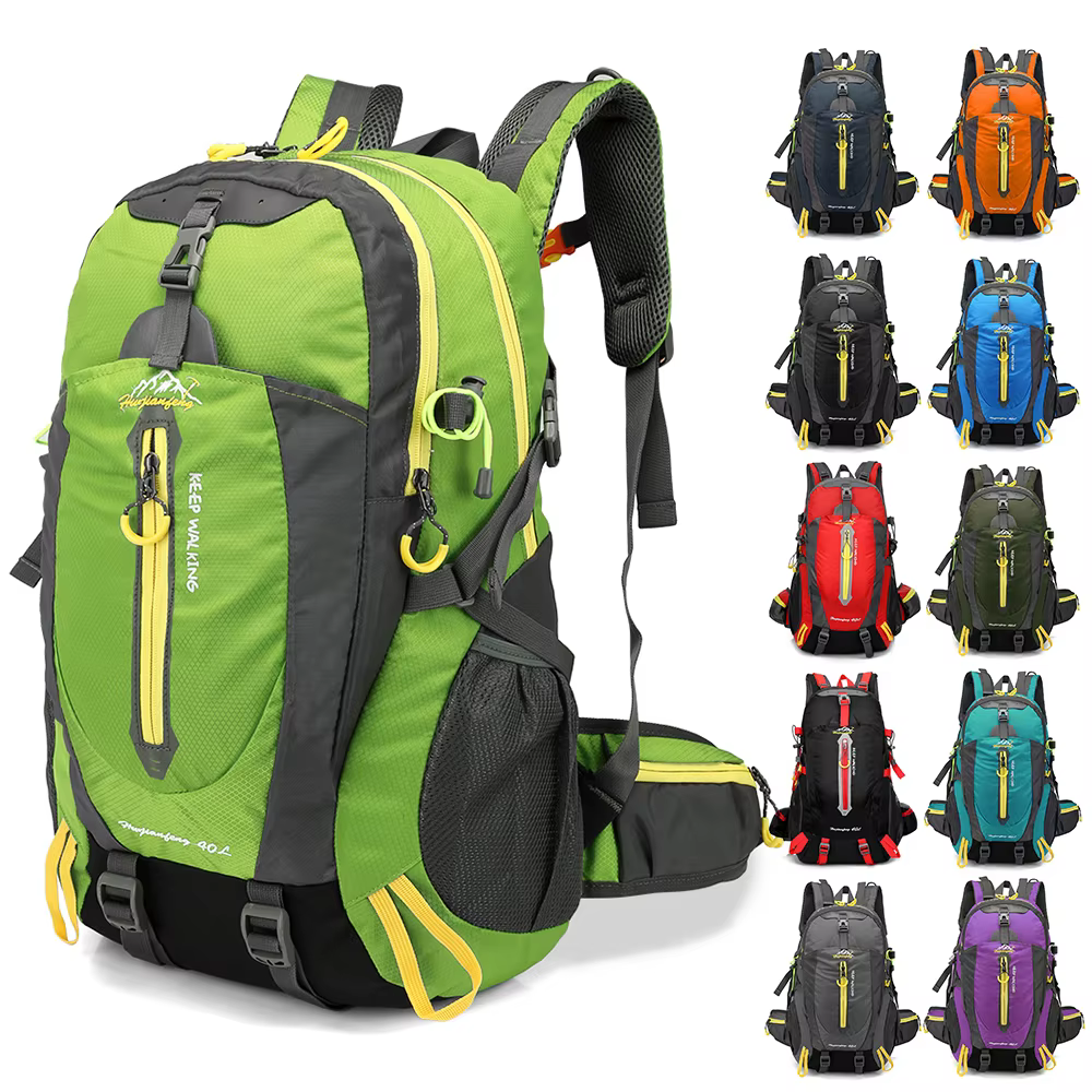 40L résistant à l'eau voyage sac à dos Camp randonnée ordinateur portable sac à dos Trekking escalade sacs à dos pour hommes femmes