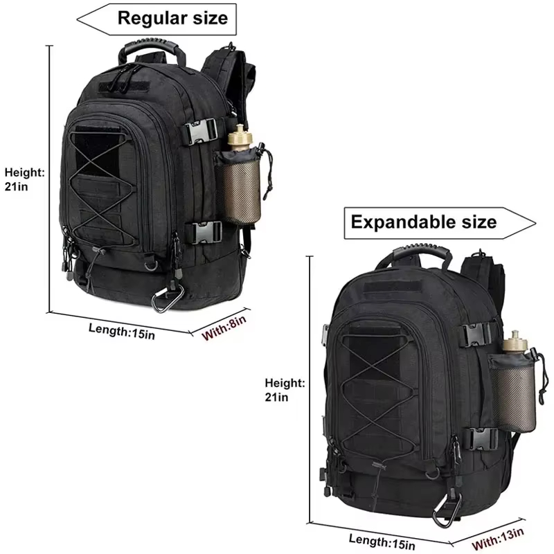 60L militaire tactique sac à dos armée Molle assaut sac à dos voyage en plein air randonnée sacs à dos Camping chasse Mochila Hombre