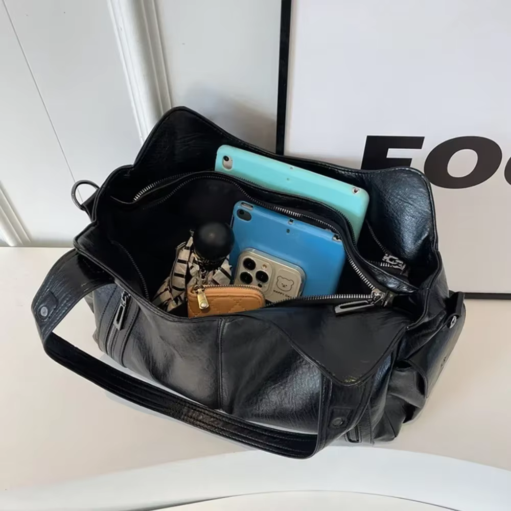 Sacs à bandoulière à compartiment intérieur souple pour femmes