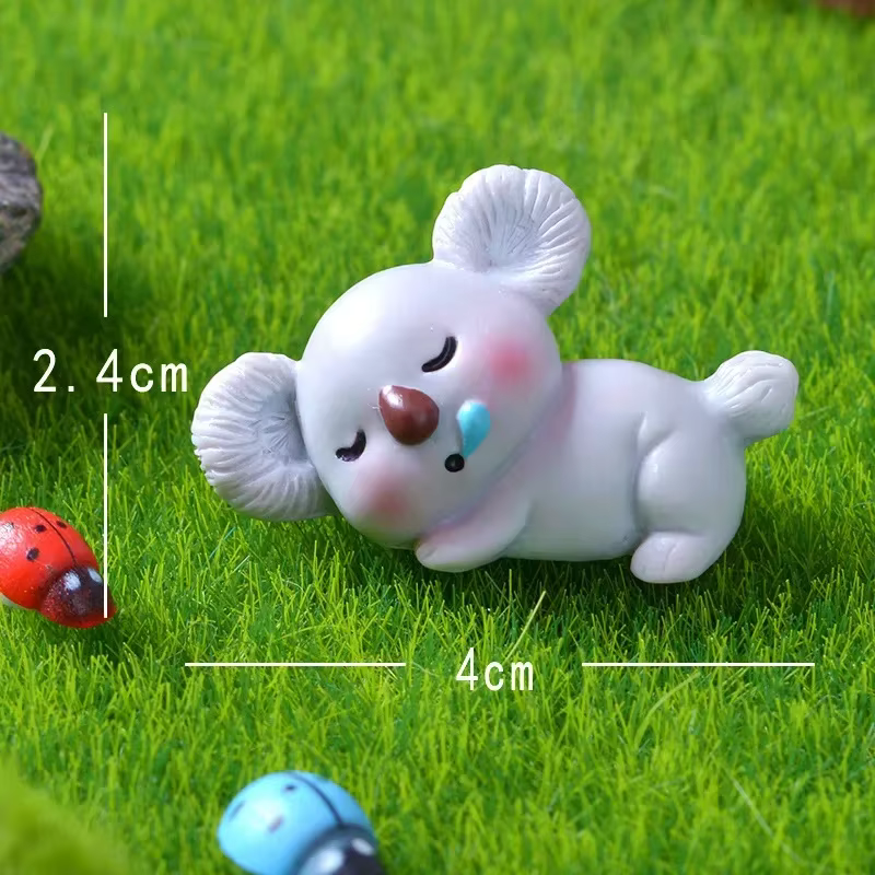 Figurines de Koala de dessin animé mignon