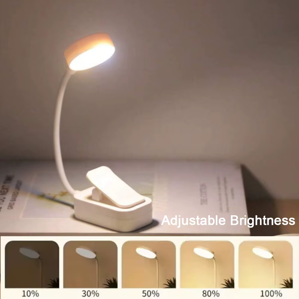 Lampe de lecture portable à clip LED Runtowo