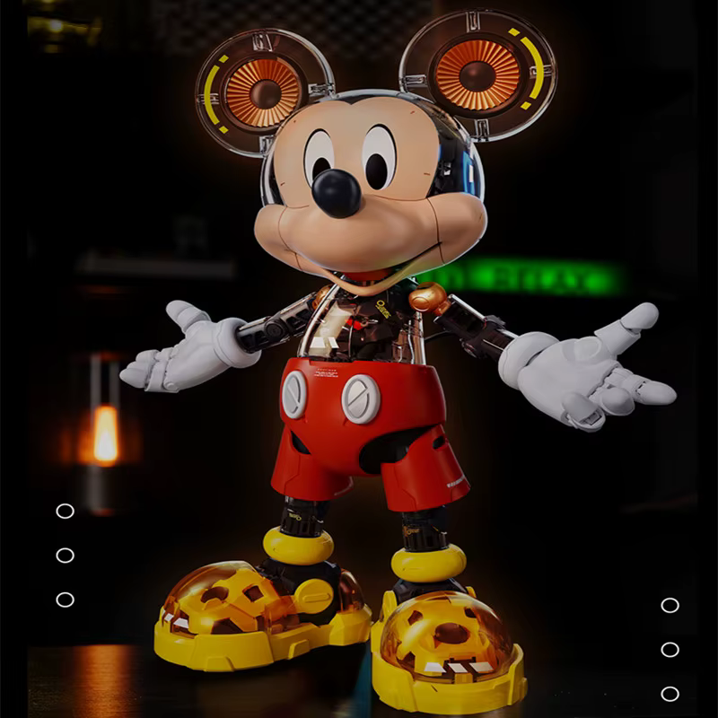 NOUVEAU Sluban Pleyerid Mickey Donald Duck Figurine d'action Anime Modèle Statue Jouets à assembler Ornement de bureau Cadeaux d'anniversaire