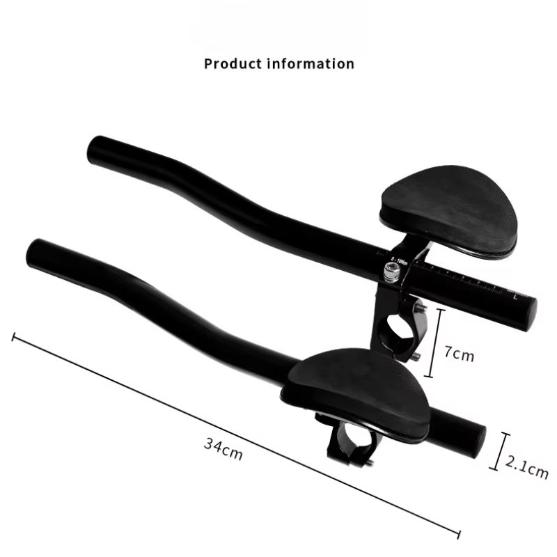 Extension de guidon de vélo en aluminium pour triathlon