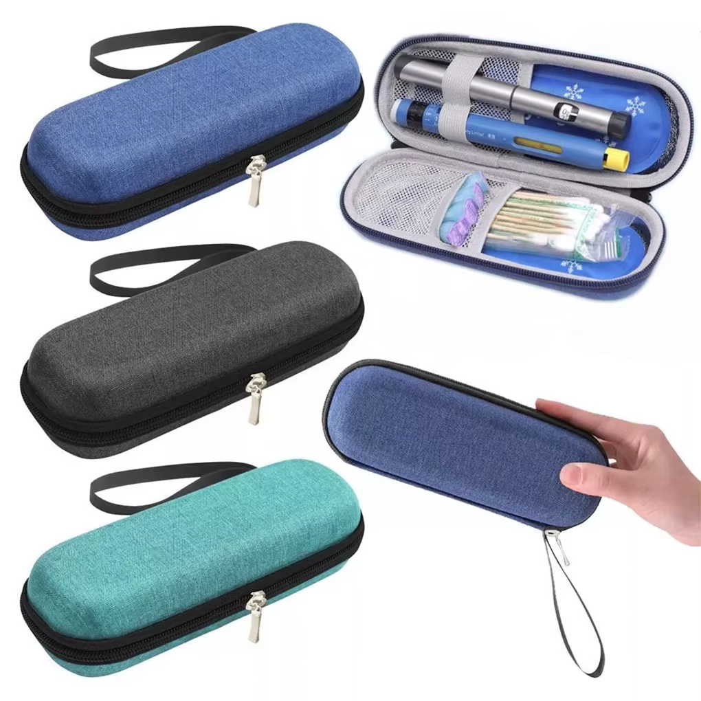 Sac de refroidissement à insuline Portable, étanche, poche pour diabétique, protecteur de pilule, sac de glace réfrigéré, gel des médicaments