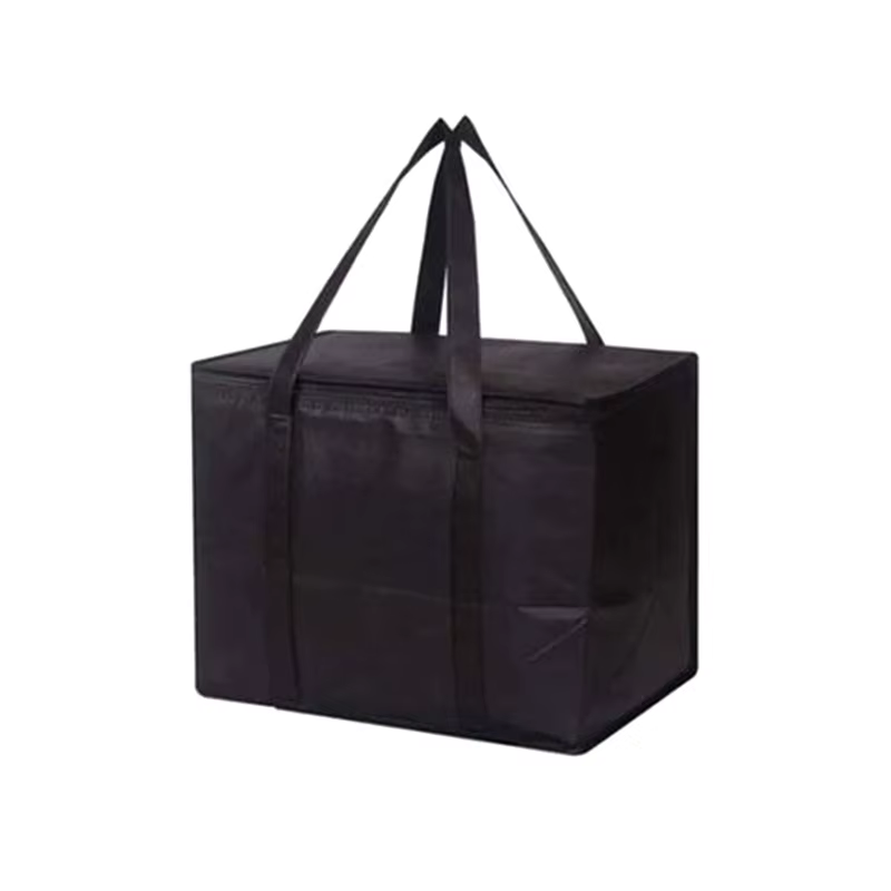 【Grand sac isotherme pour livraison, sac isotherme en aluminium pour aliments, sac pliable et portable pour la restauration et les courses】
