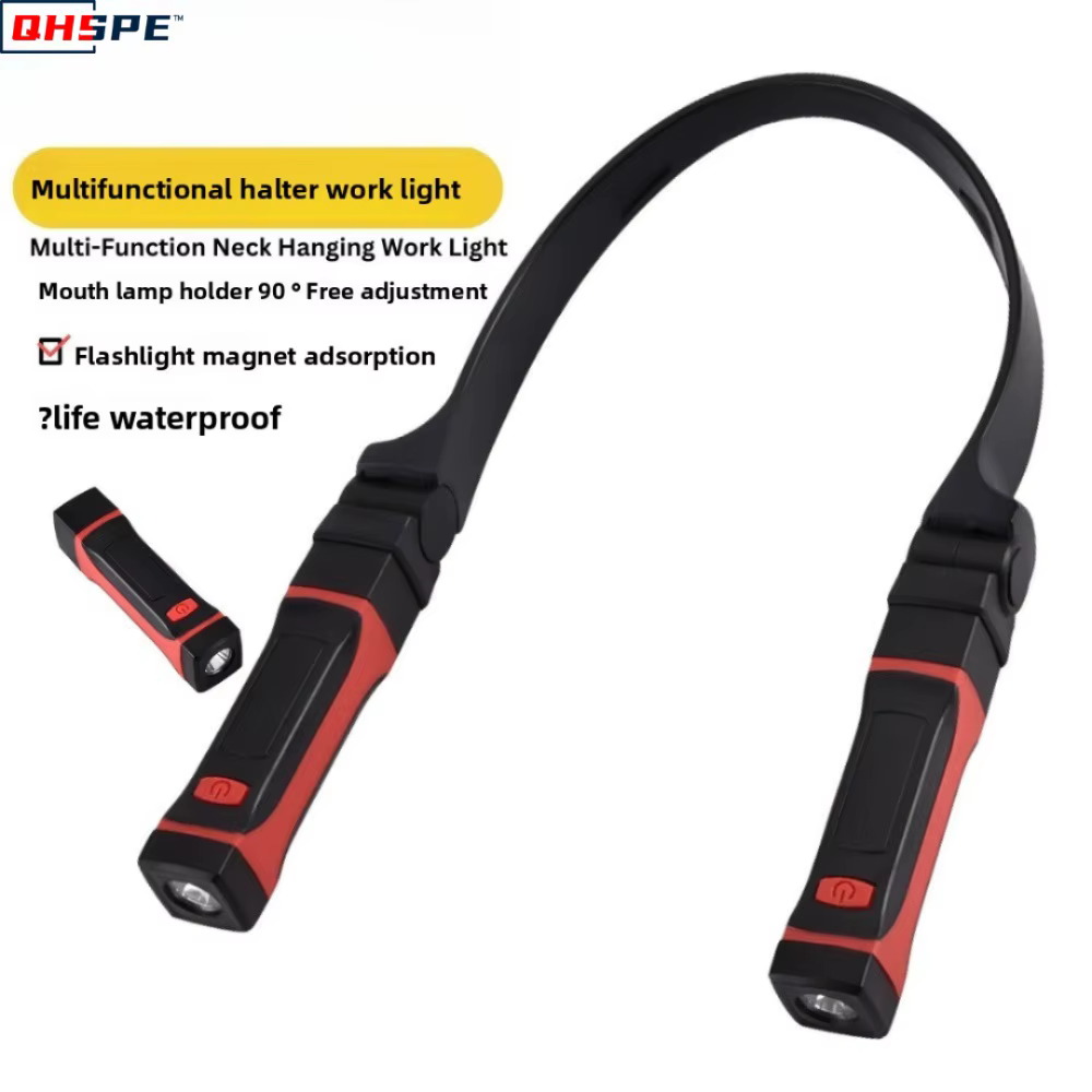Transfrontalier nouveau LED cou lumière lecture lumière extérieure nuit course lumière barbecue lumière camping lumière éclairage travail magnétique