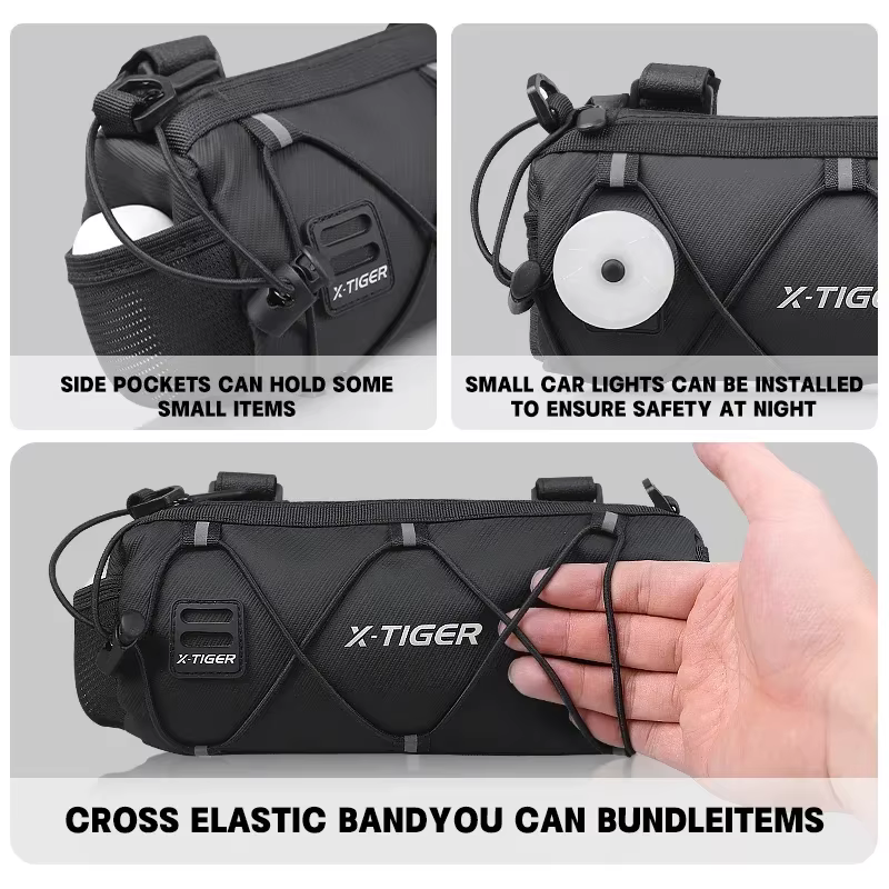 X-TIGER sac de vélo Portable guidon multi-usages grande capacité sac à dos de cyclisme vtt route