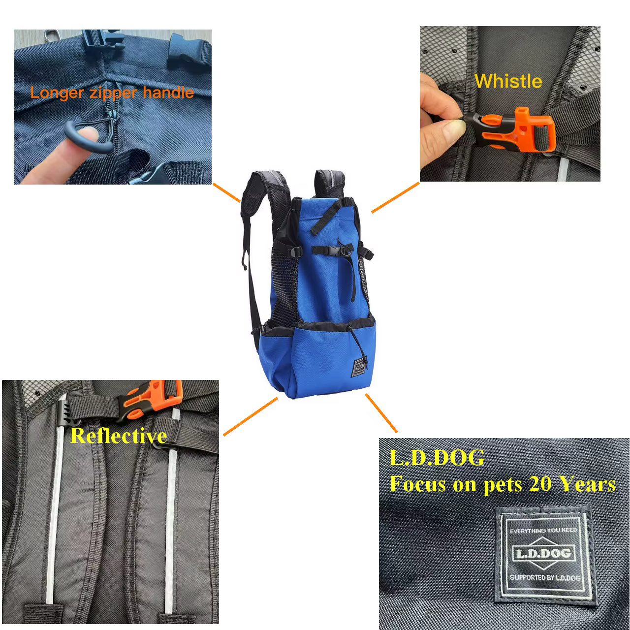 Randonnée animal de compagnie chien transporteur voyage sac à dos Ventilation extérieure respirant vélo moto Sport de plein air maille sac livraison directe