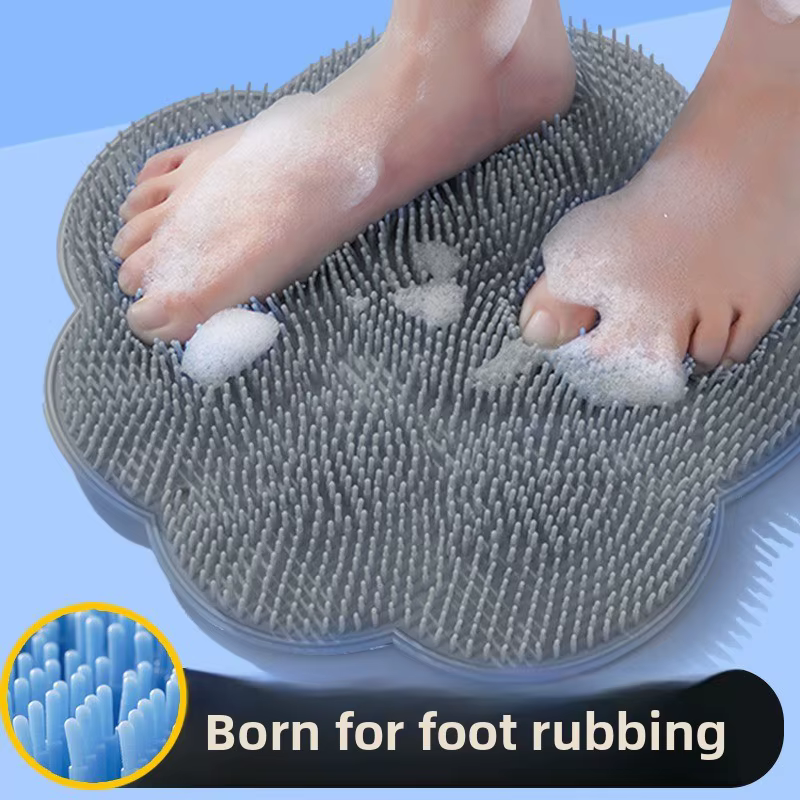 Grande brosse exfoliante pour les pieds et épurateur du dos