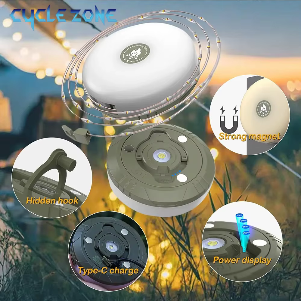 Lampe de Camping LED avec bobine