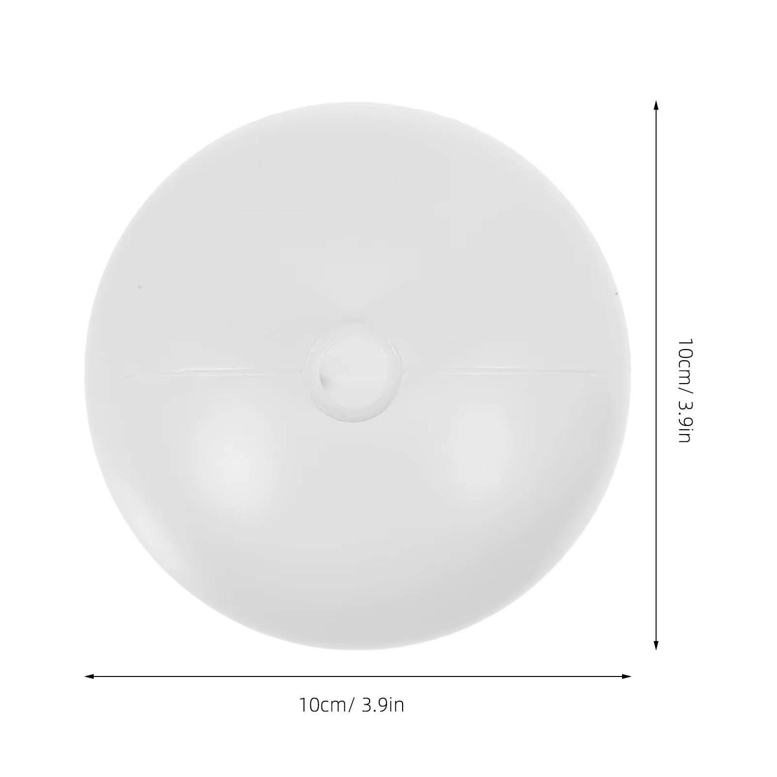Abat-jour globe en plastique 100 mm pour lustre, lampe suspendue, luminaire, éclairage diffuse chaud, décoration de mariage et de pelouse