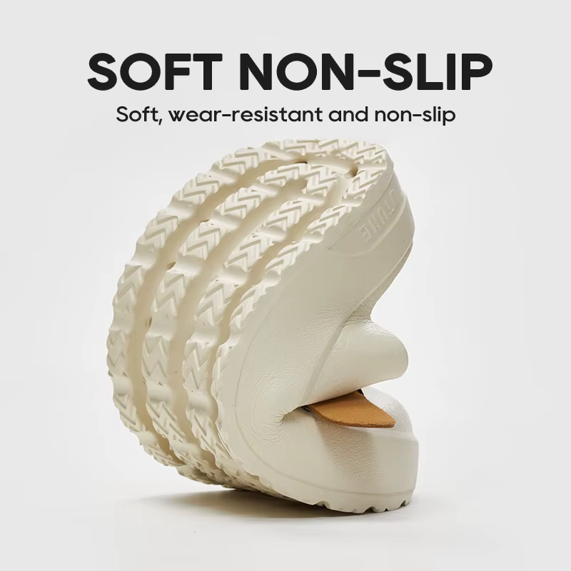 Sandales Plates à Talons Hauts et Semelle Souple pour Homme et Femme