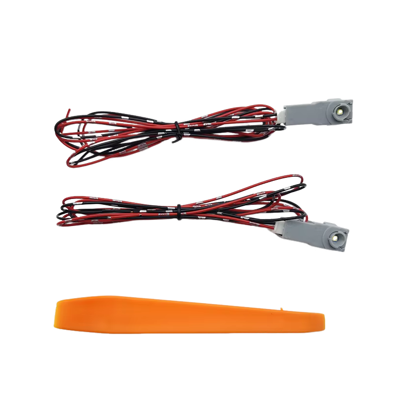 Lumière vive 2 pièces LED pied lampe avec fil pour Toyota Mazda Subaru Yaris Camry Corolla lumière intérieure pied lumière facile à installer