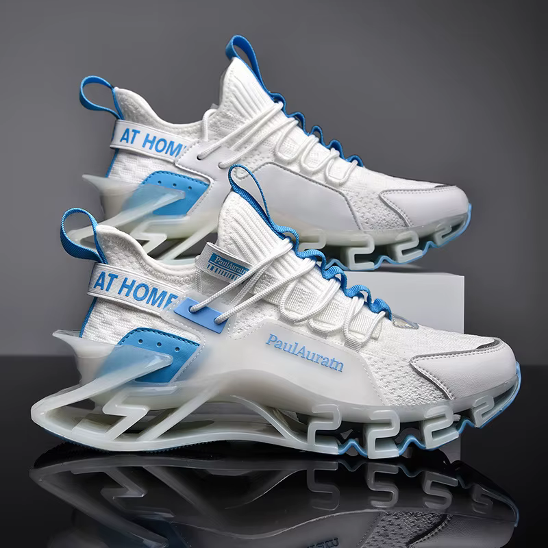 Printemps hommes baskets chaussures décontractées respirantes de haute qualité antidérapant amortissement chaussures de sport en plein air confortable maille chaussures Zapatillas