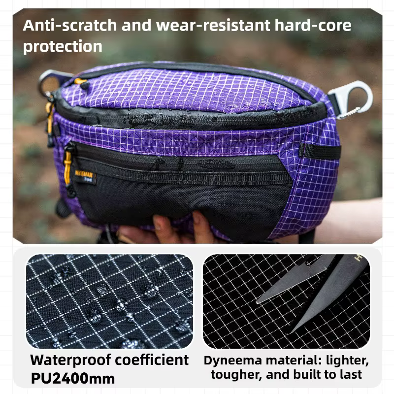 UHMWPE sac de poitrine ultraléger étanche sac de cyclisme tactique Molle VTT randonnée unisexe accessoires de sport de plein air