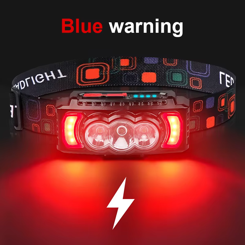 Lampe frontale LED rechargeable par USB