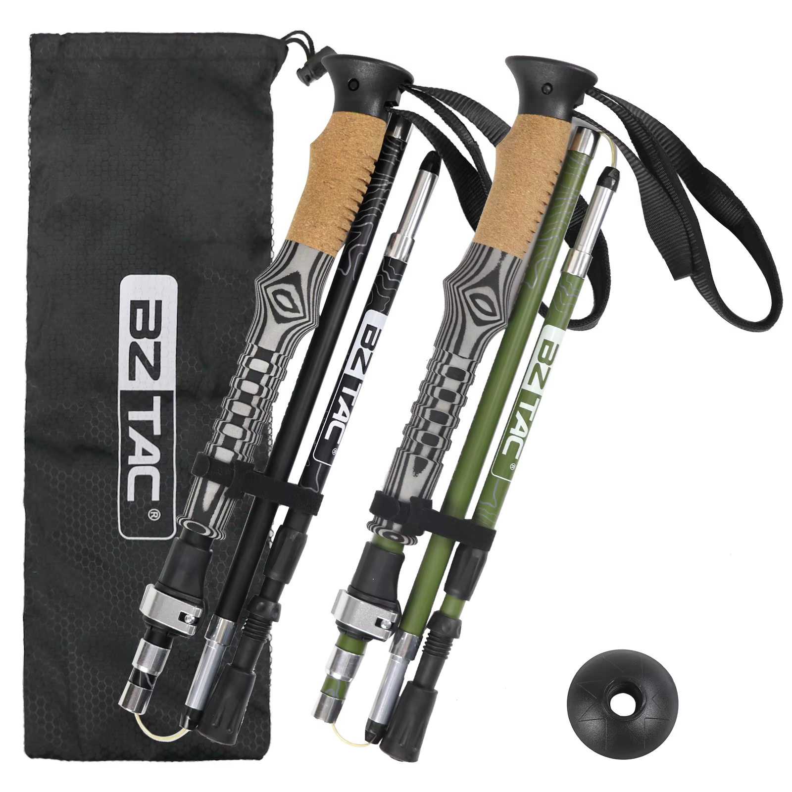 La nouvelle bâton de trekking pliable est portable