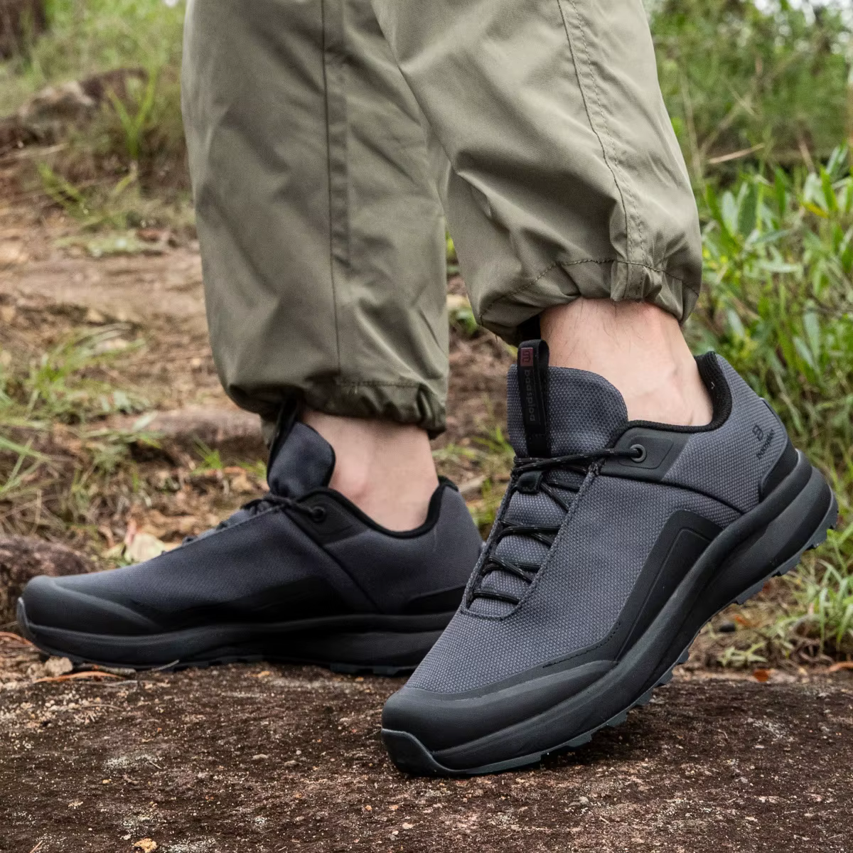 Baasploa – chaussures de randonnée en cuir Litchi pour hommes