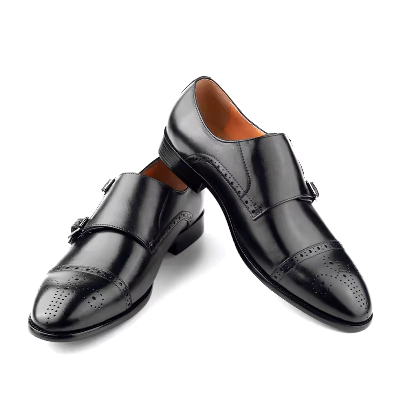 Mocassins à sangle de moine pour hommes