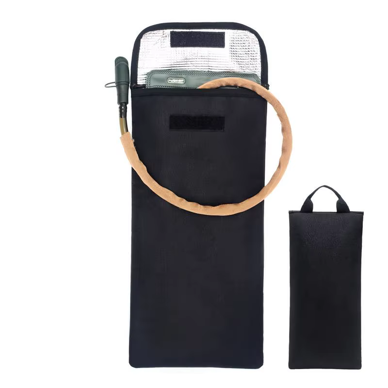 Sac isotherme isolant pour vessie d'hydratation, pochette légère en tissu Oxford, stockage de poudres, 2-3l