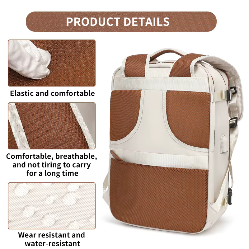 Sac à dos de voyage 40x20x30 cabine avion étanche extensible week-end ordinateur portable avec Port USB Ryanair bagage à main femmes hommes sac à dos