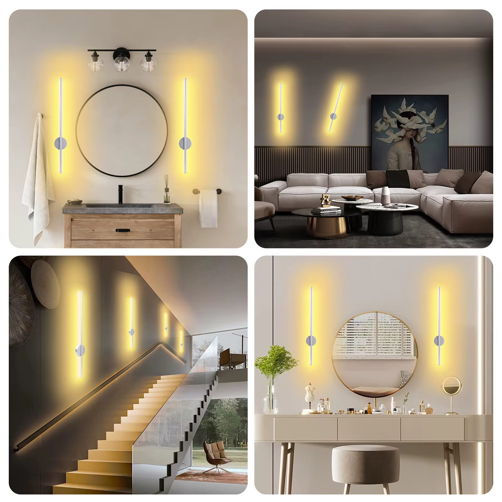 Lampe murale LED Rechargeable par USB