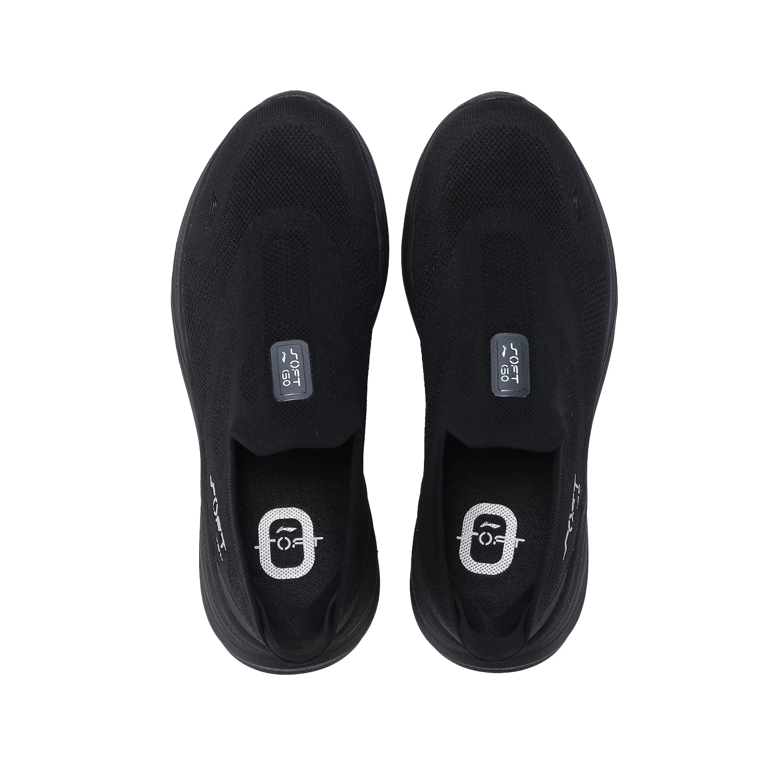 Li-Ning Chaussures de marche décontractées en tricot SOFT GO 2 pour hommes
