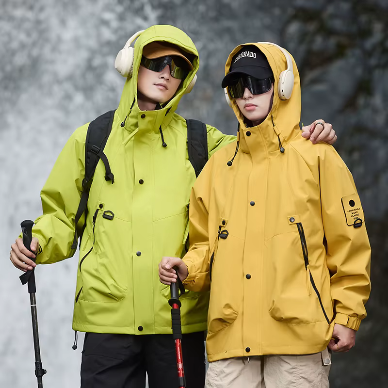 Vestes de randonnée imperméables pour femmes et hommes, coupe-vent, pour le camping, l'escalade, le trekking d'automne, vêtements de rue unisexes
