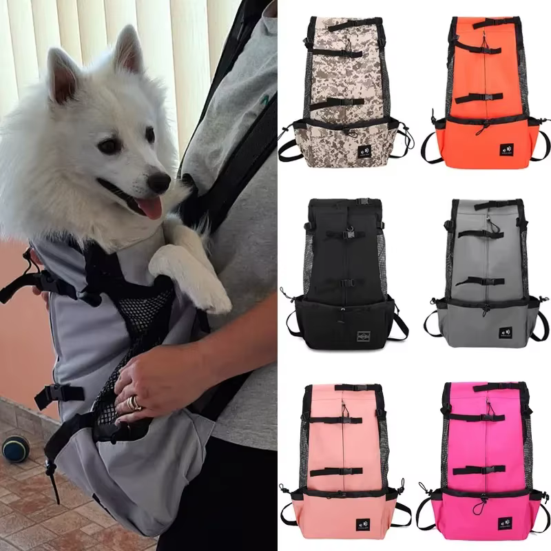 Sac à dos de transport pour chien en nylon robuste pour chiens de petite et moyenne taille