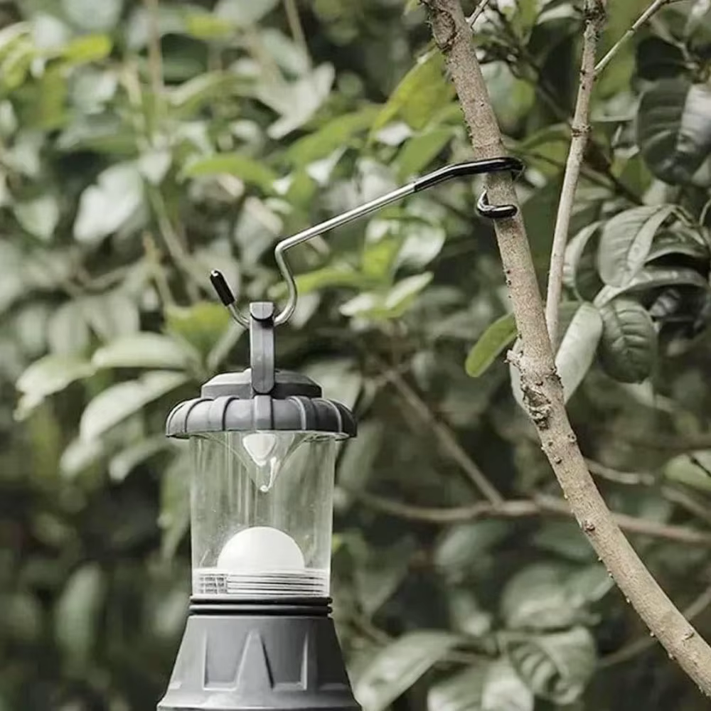 2/5 pièces support de lumière crochets Portable tente pôle lampe cintre chasse pêche lanterne cintre outils de Camping en plein air