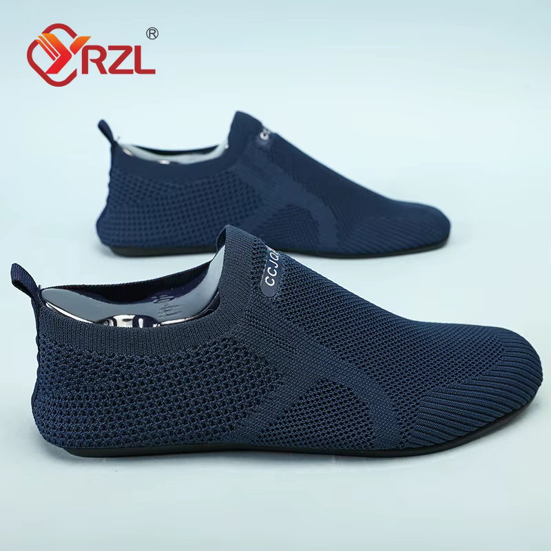 YRZL chaussures pour hommes marche tricot