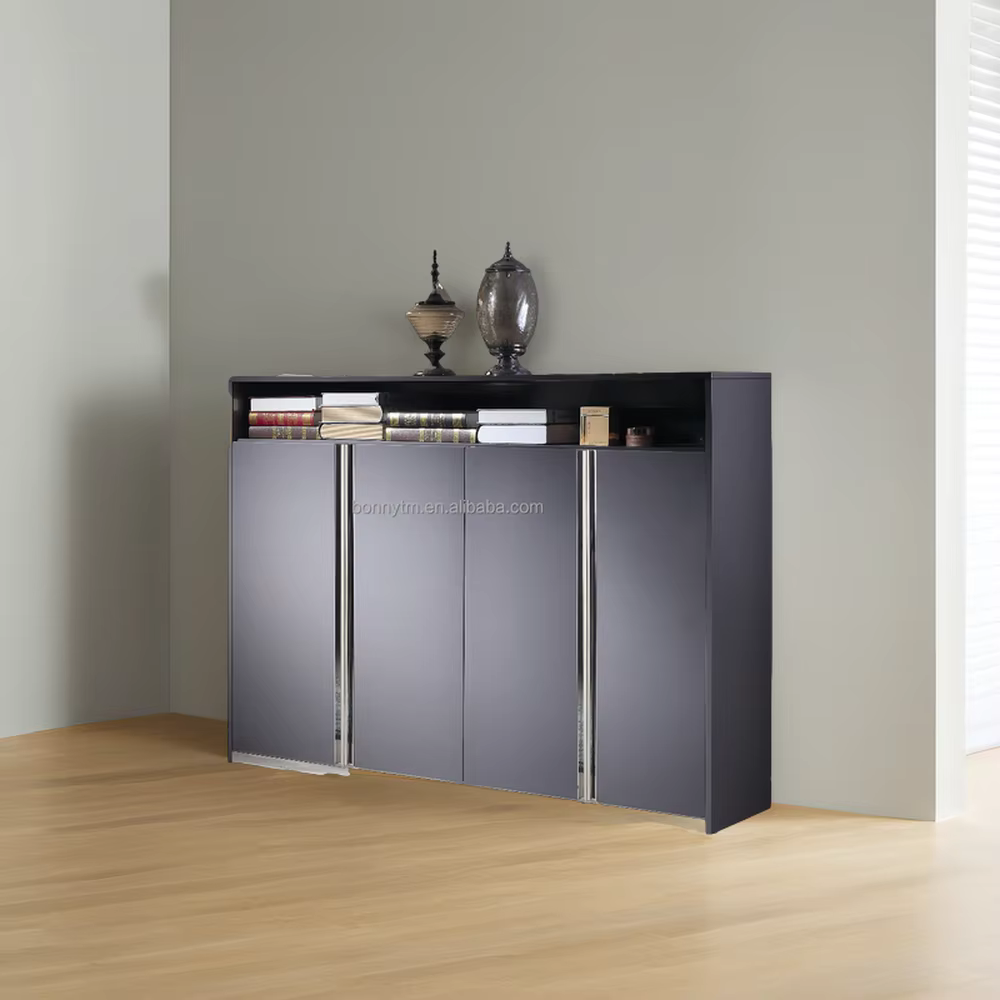 Étagère à chaussures en métal facile à nettoyer, armoire sur pied de grande taille à usage domestique pour salon, atelier, entrepôt, meubles de rangement en bois