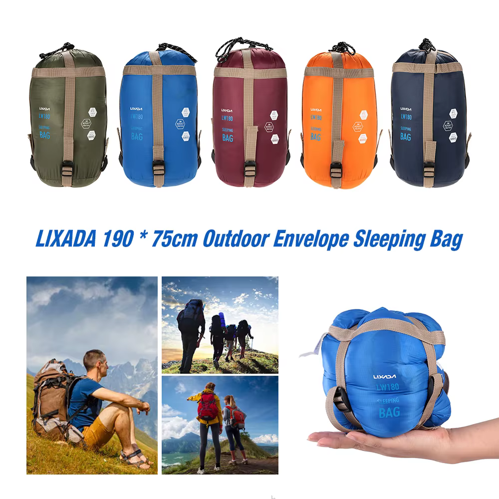 Sac de couchage enveloppe ultraléger pour adultes