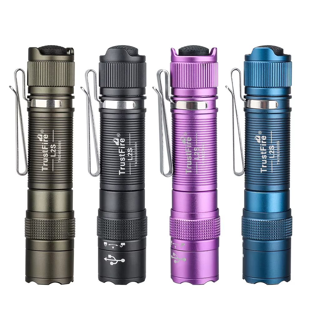 Trustfire L2S lampe de poche tactique 1050Lumens IPX6 14500 torche portable éclairage Tyce C USB