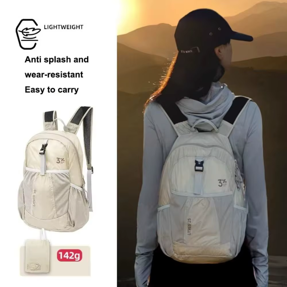 Sangles réglables sac à dos pliable sac d'alpinisme grande capacité sac à dos de randonnée petit sac sac à dos ultraléger étanche