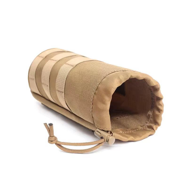 Sac de bouteille d'eau Molle en plein air, support de pochette, voyage Camping randonnée cyclisme pêche chasse porte-bouteille d'eau bouilloire
