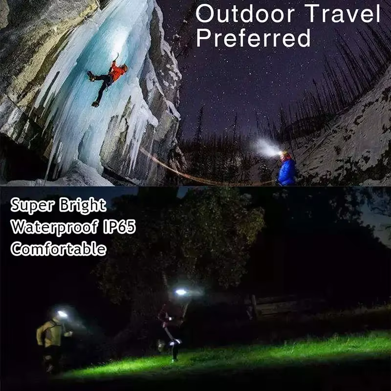 Lampe frontale LED professionnelle 1800 lumens